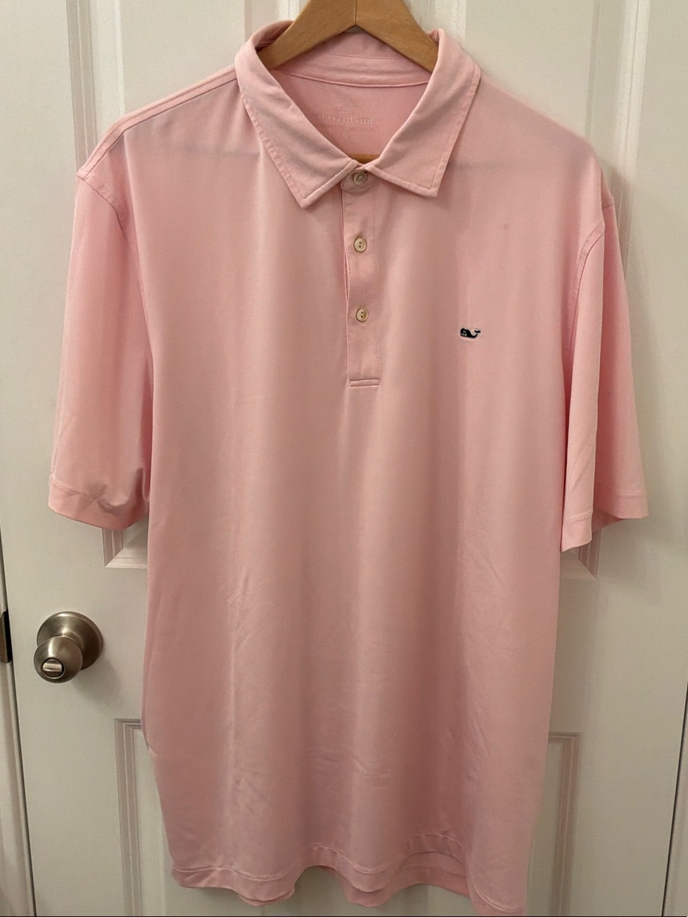 Vineyard Vines Light Pink Short Sleeve Polo